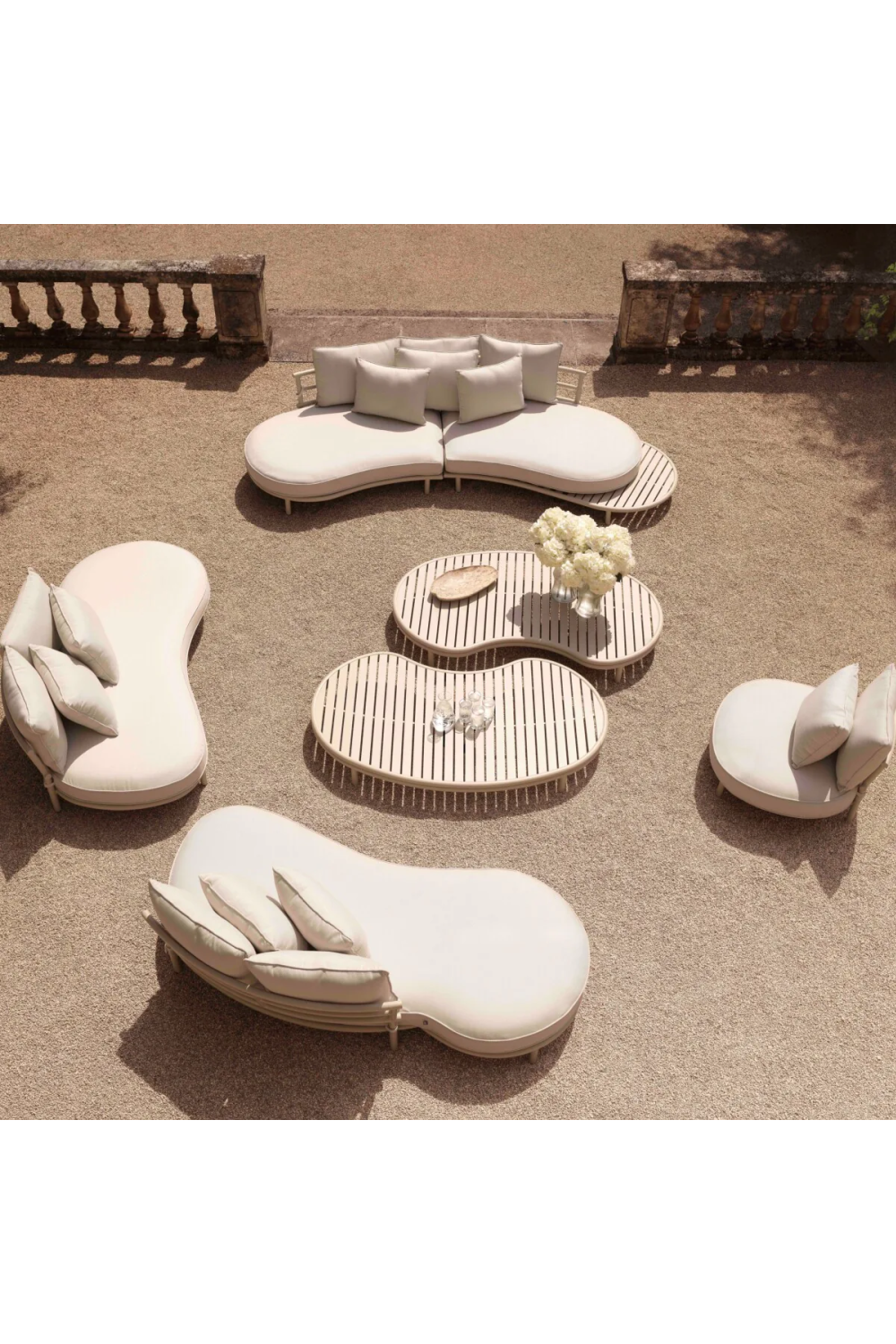 Off White Outdoor Sofa Laguno | Eichholtz Miami