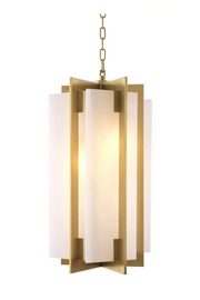 Gold with Alabaster Chandelier Lugano | Eichholtz Miami
