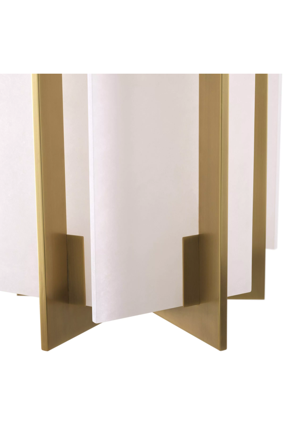 Gold with Alabaster Chandelier Lugano | Eichholtz Miami