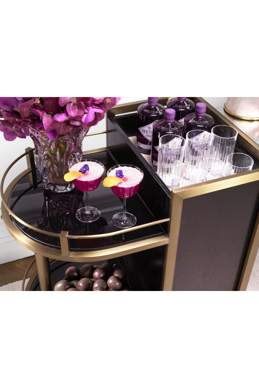 Contemporary Oak Trolley Bellini | Eichholtz Miami