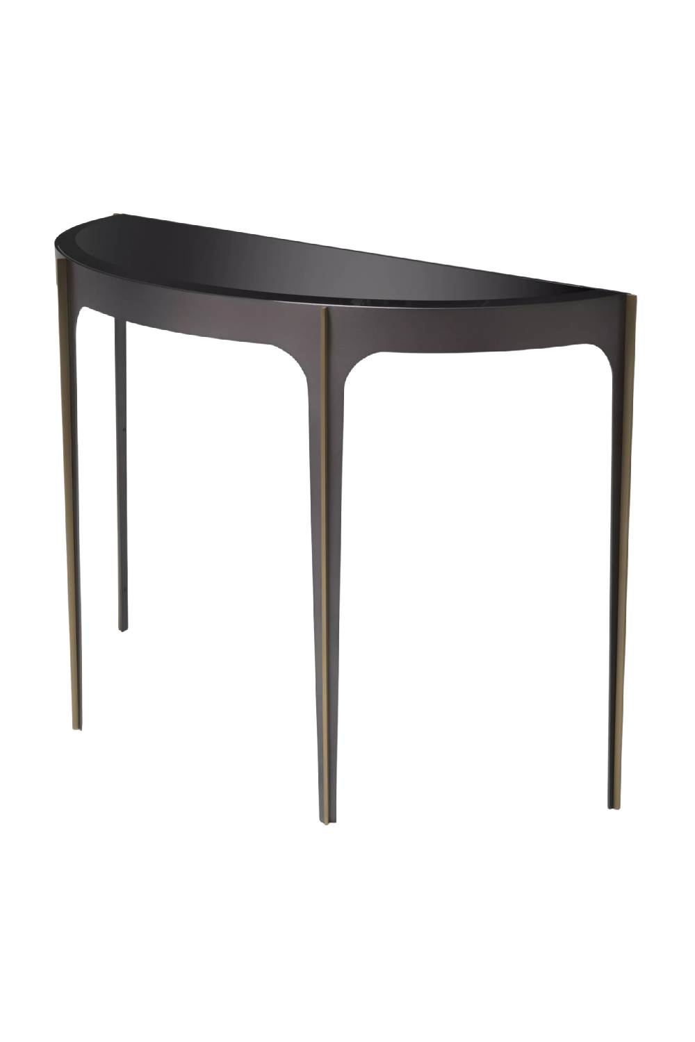 Semi-Circular Glass Console Table Artemisa | Eichholtz Miami