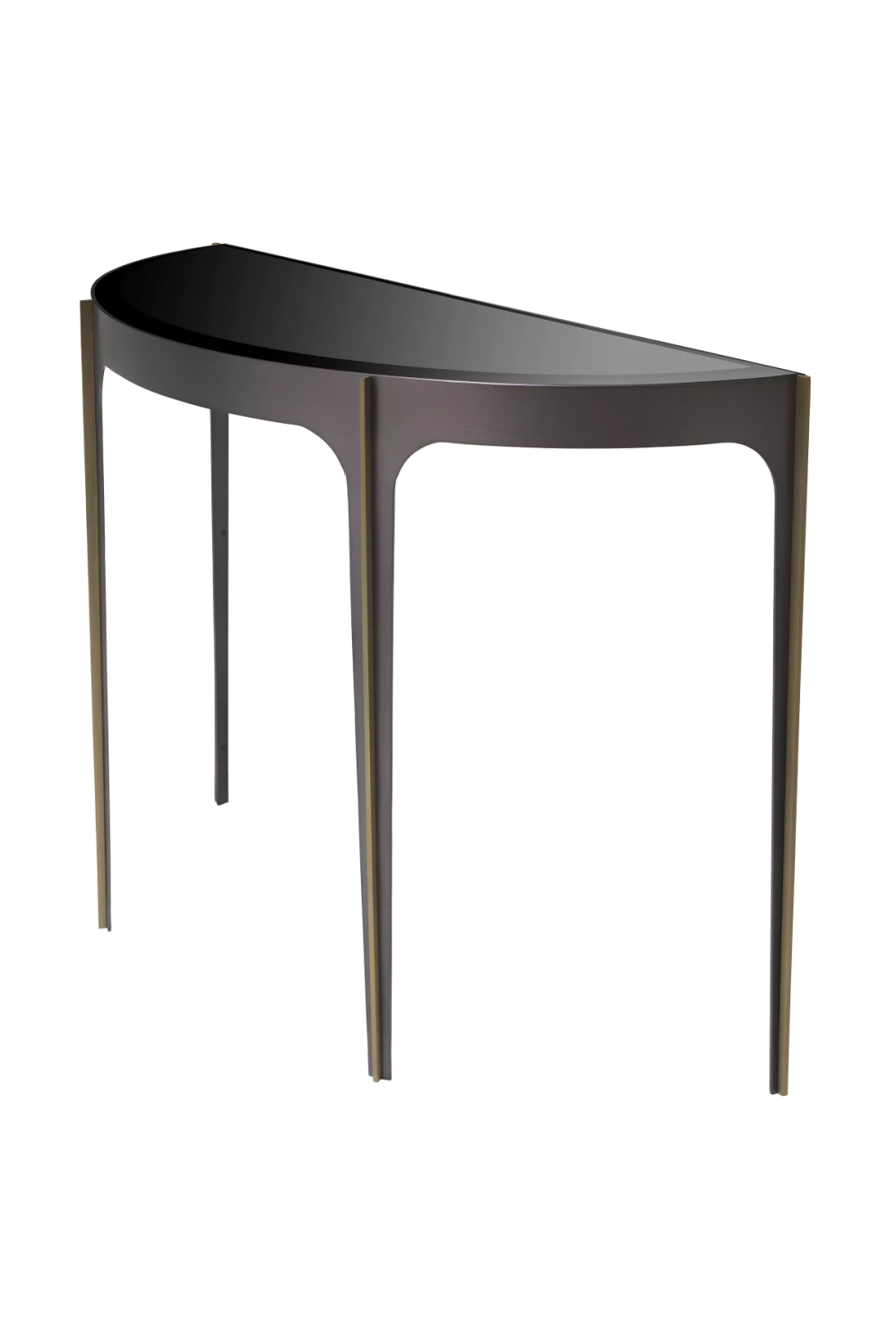 Semi-Circular Glass Console Table Artemisa | Eichholtz Miami
