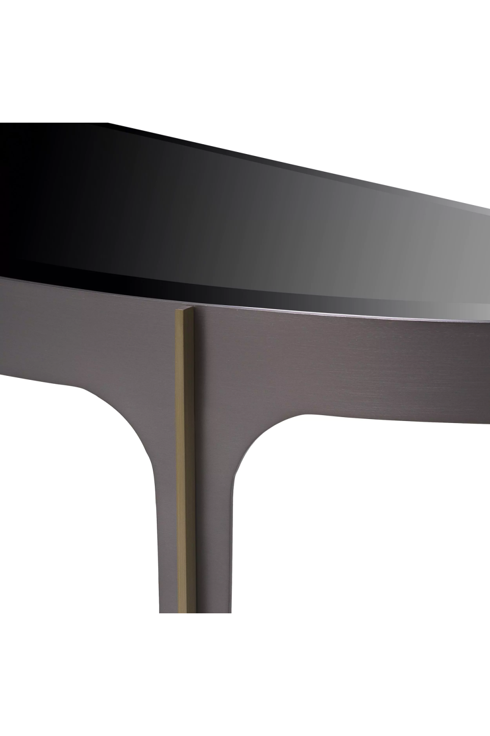 Semi-Circular Glass Console Table Artemisa | Eichholtz Miami