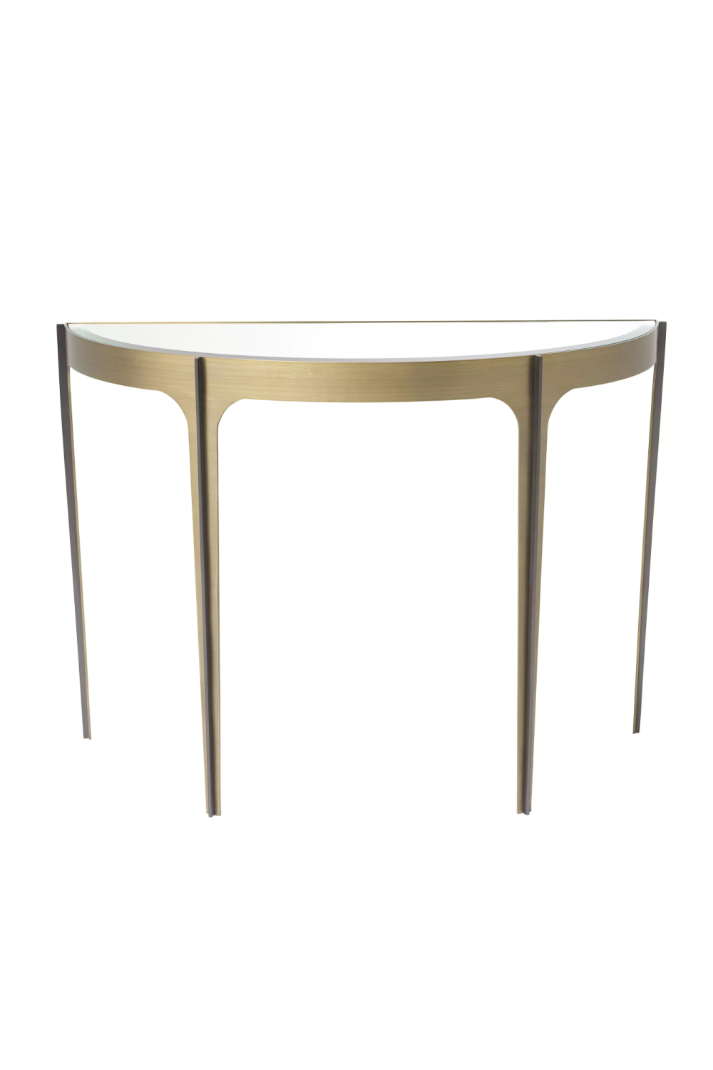 Semi-Circular Glass Console Table Artemisa | Eichholtz Miami