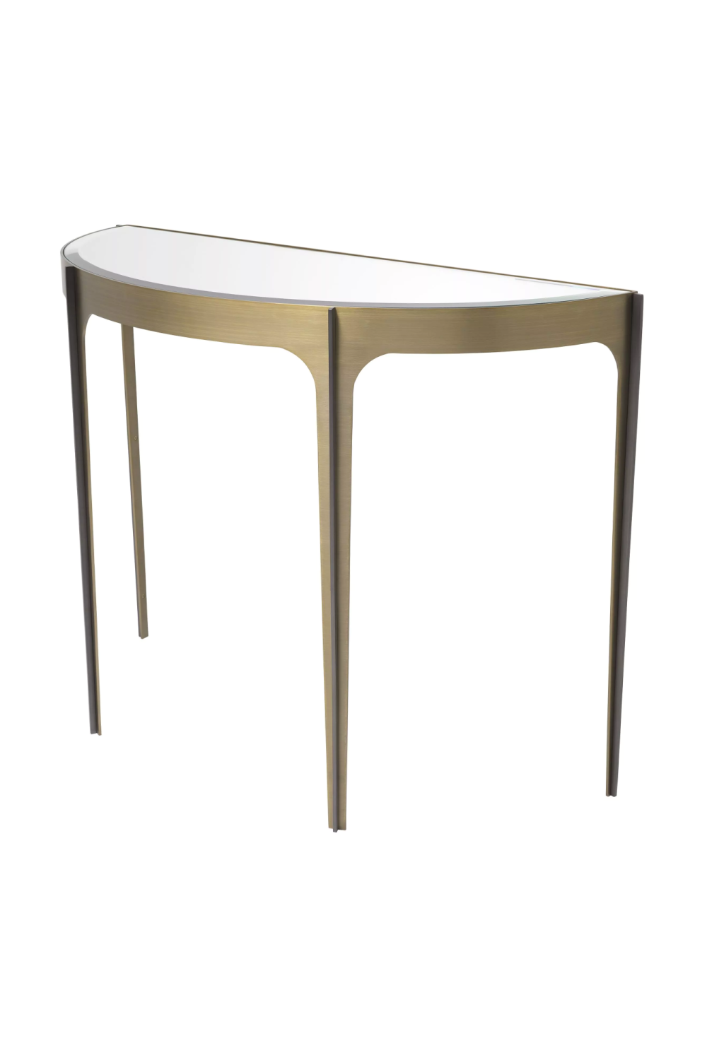 Semi-Circular Glass Console Table Artemisa | Eichholtz Miami