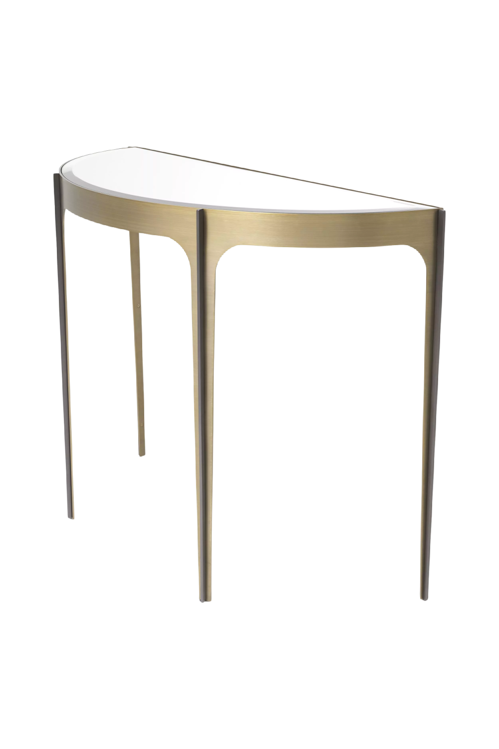 Semi-Circular Glass Console Table Artemisa | Eichholtz Miami
