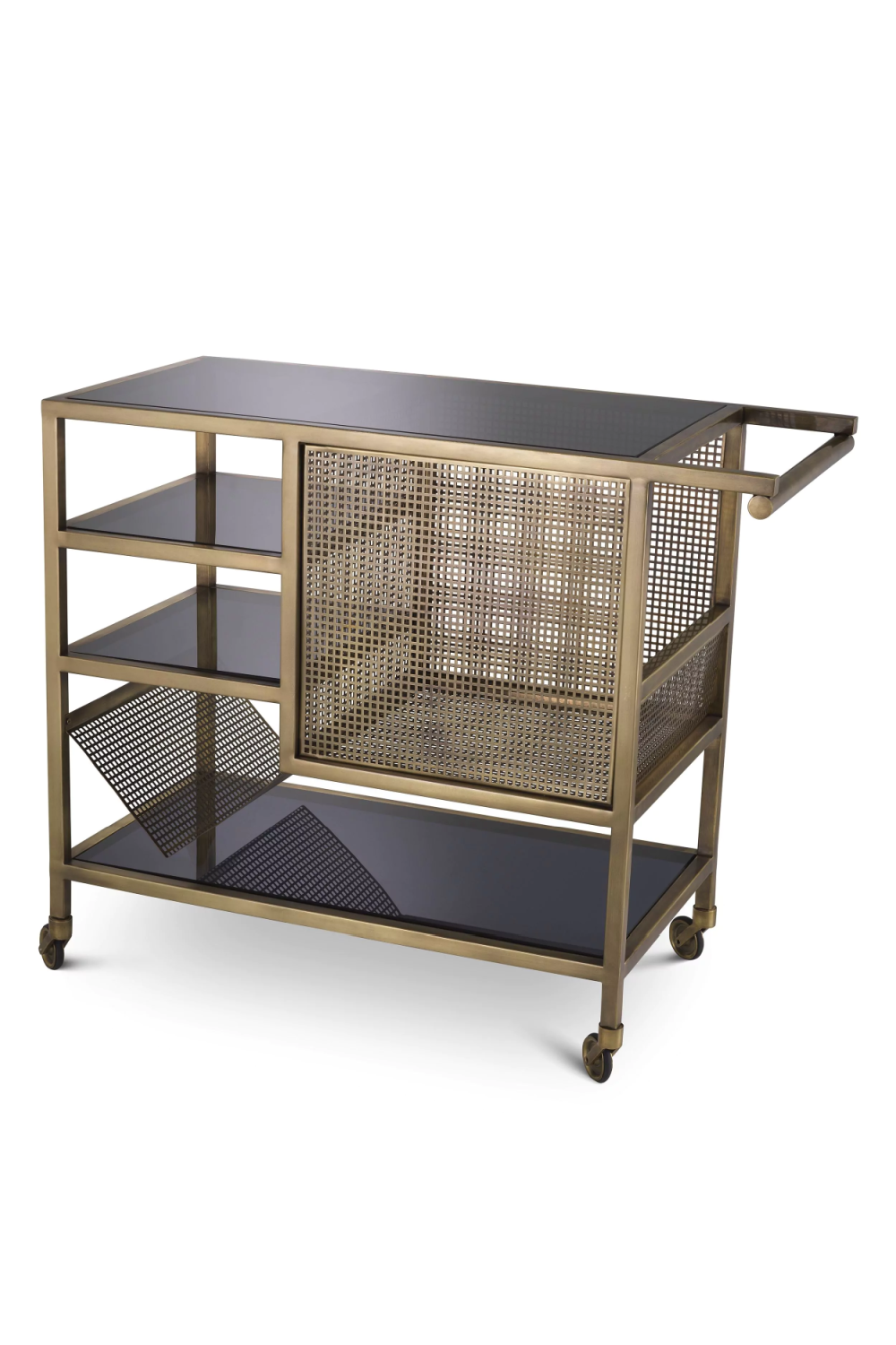 Vintage Brass Trolley Sterling | Eichholtz Miami