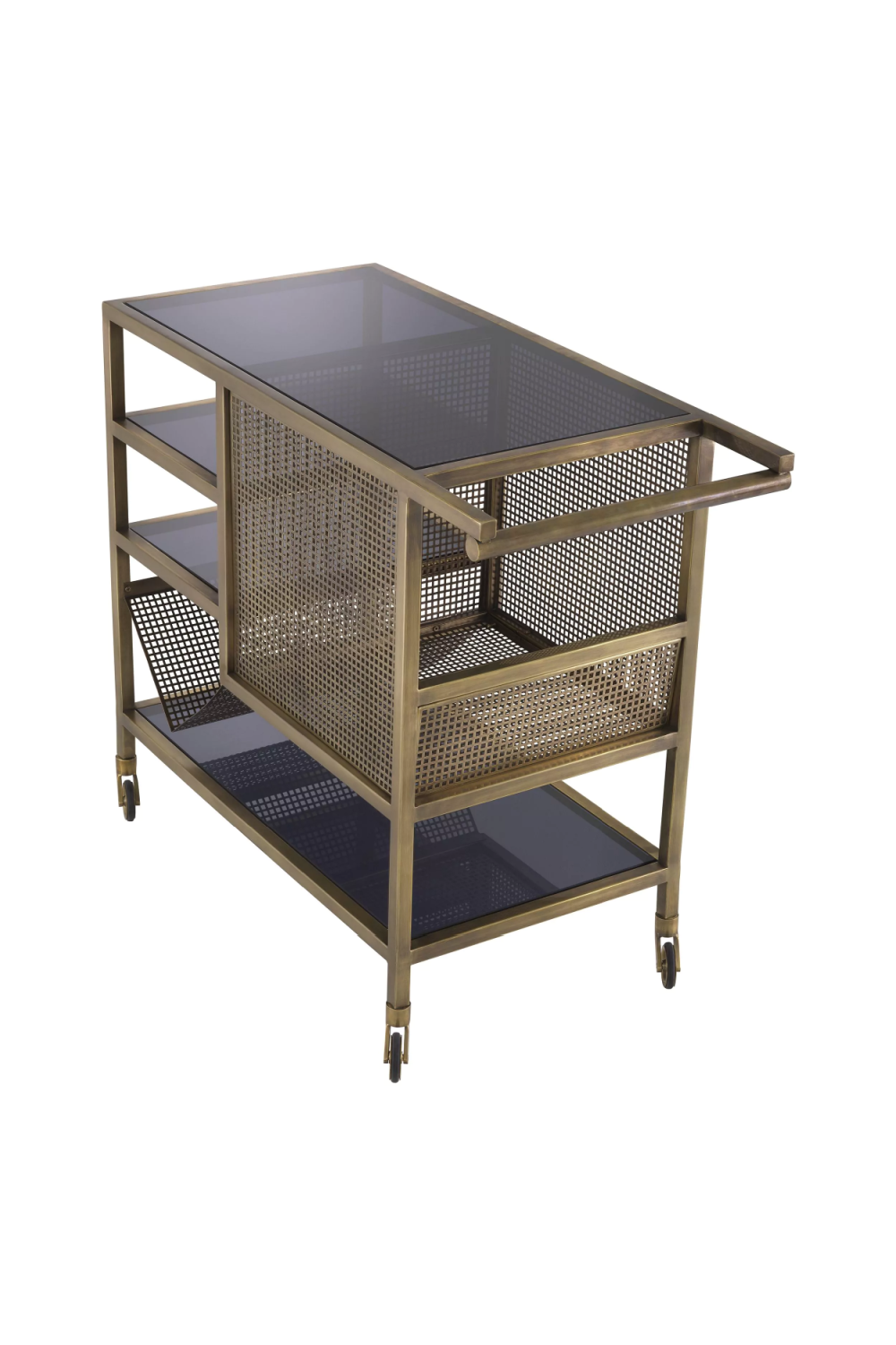 Vintage Brass Trolley Sterling | Eichholtz Miami