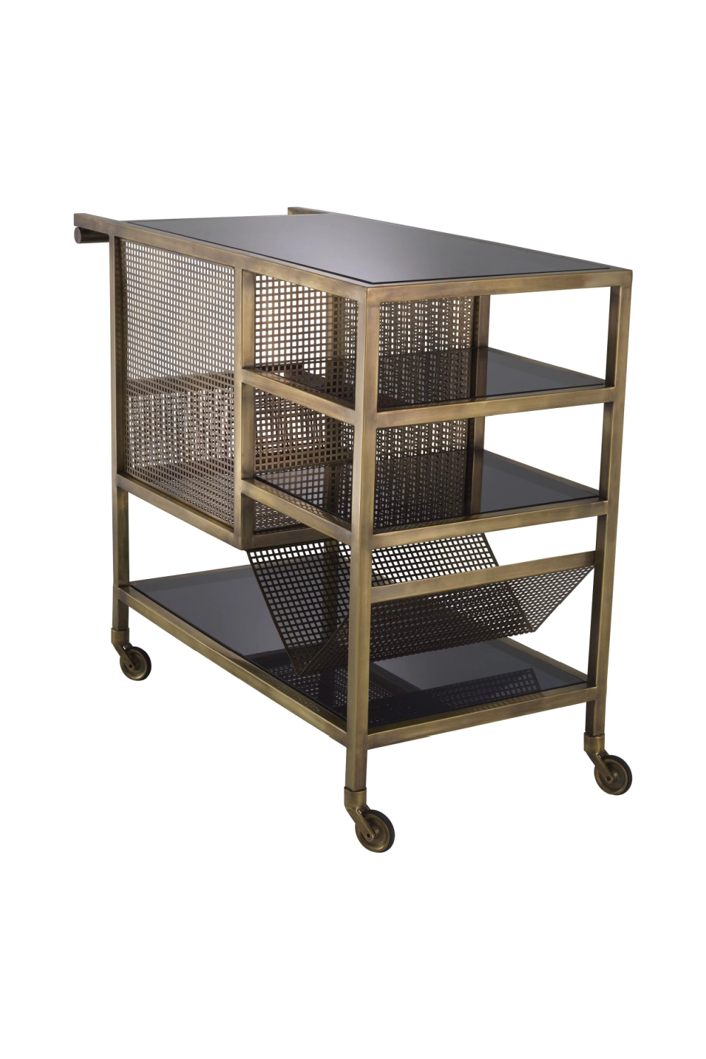 Vintage Brass Trolley Sterling | Eichholtz Miami