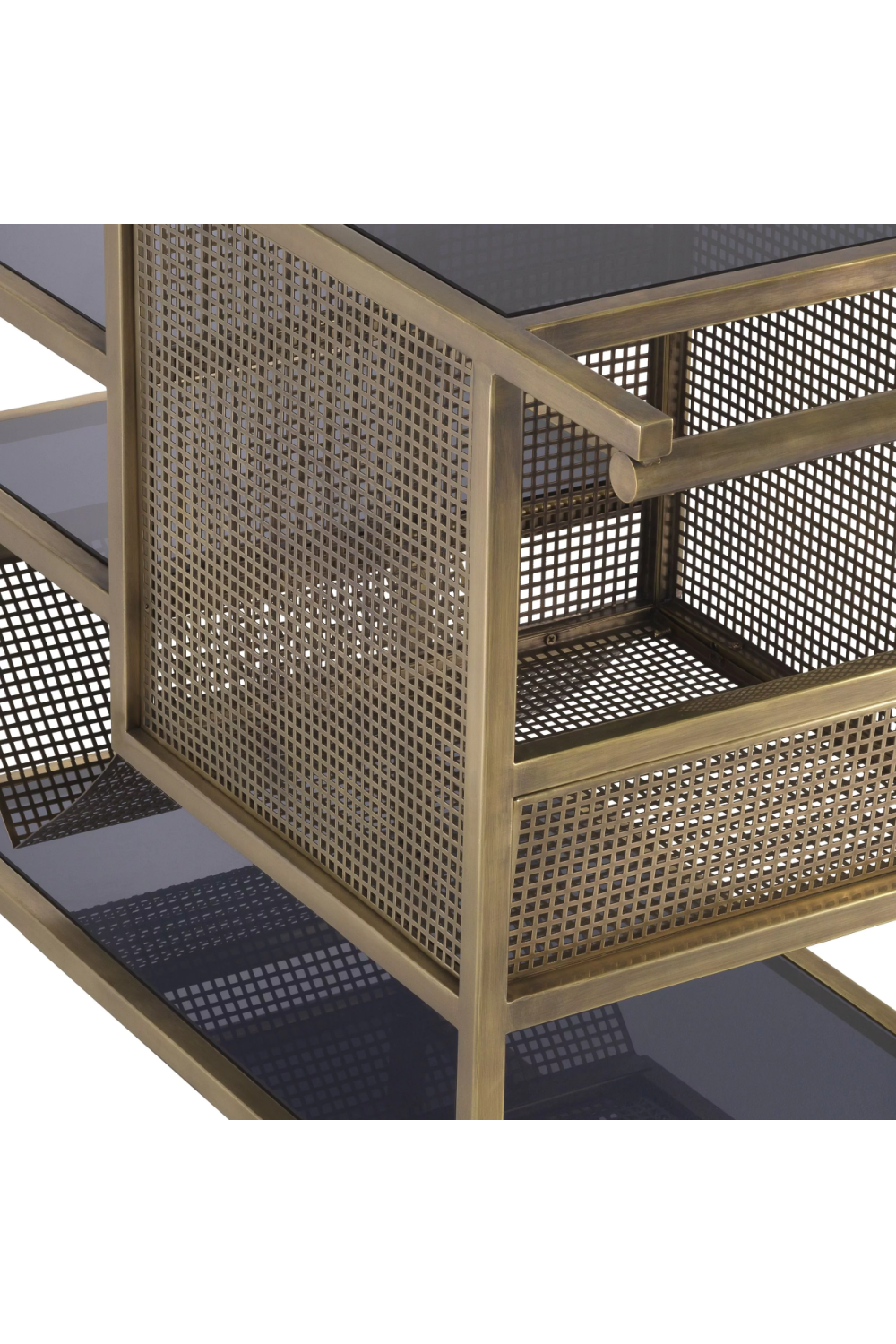 Vintage Brass Trolley Sterling | Eichholtz Miami