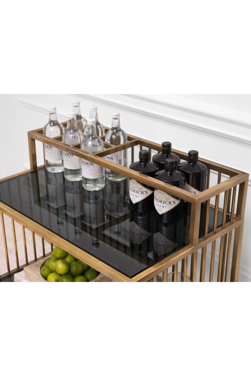 Vintage Brass Trolley Sterling | Eichholtz Miami