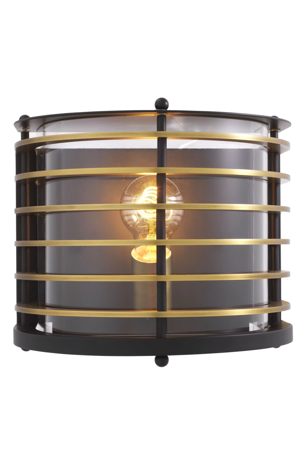 Black Outdoor Wall Lamp Logan | Eichholtz Miami