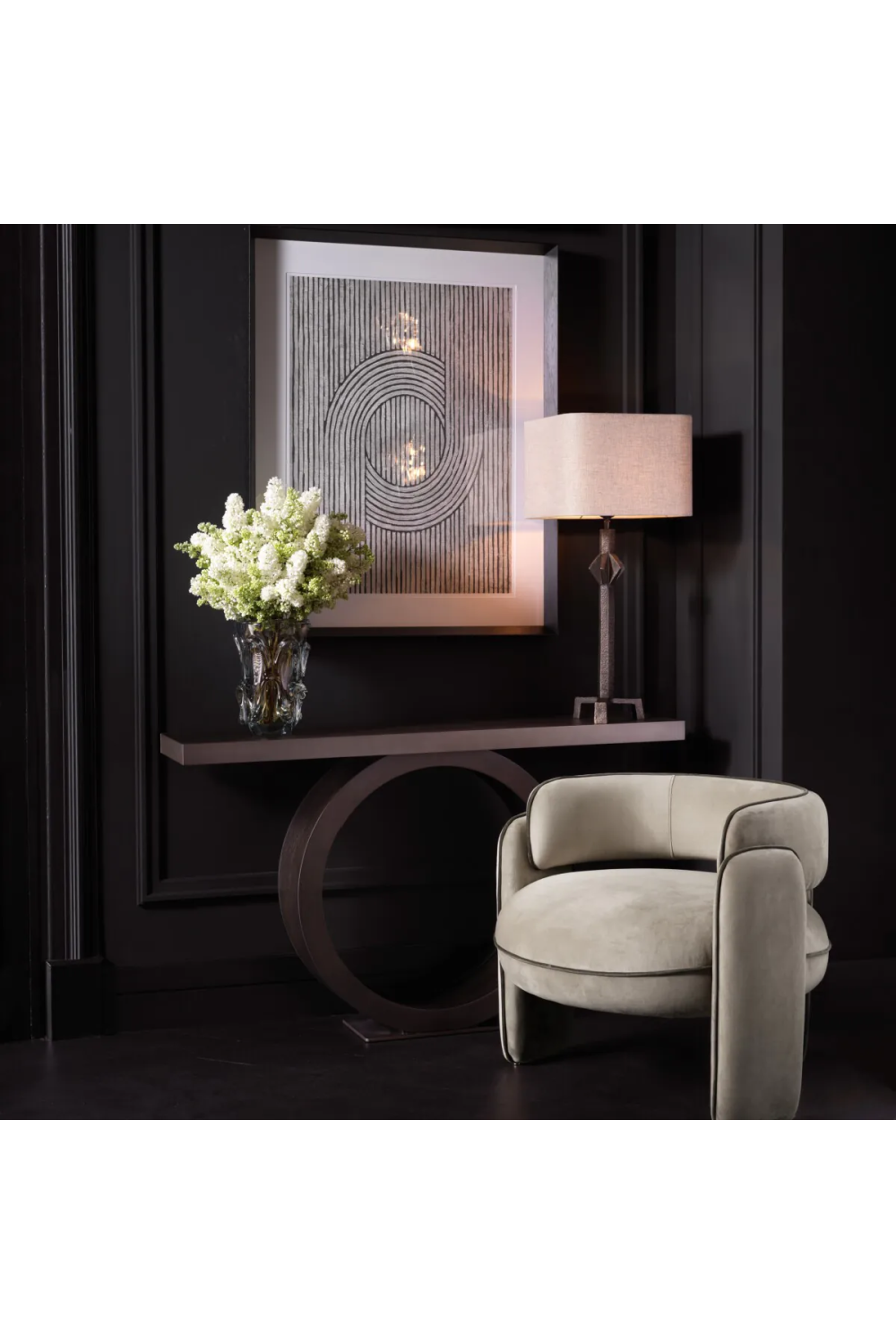 Hand Blown Glass L Vase | Eichholtz Miami