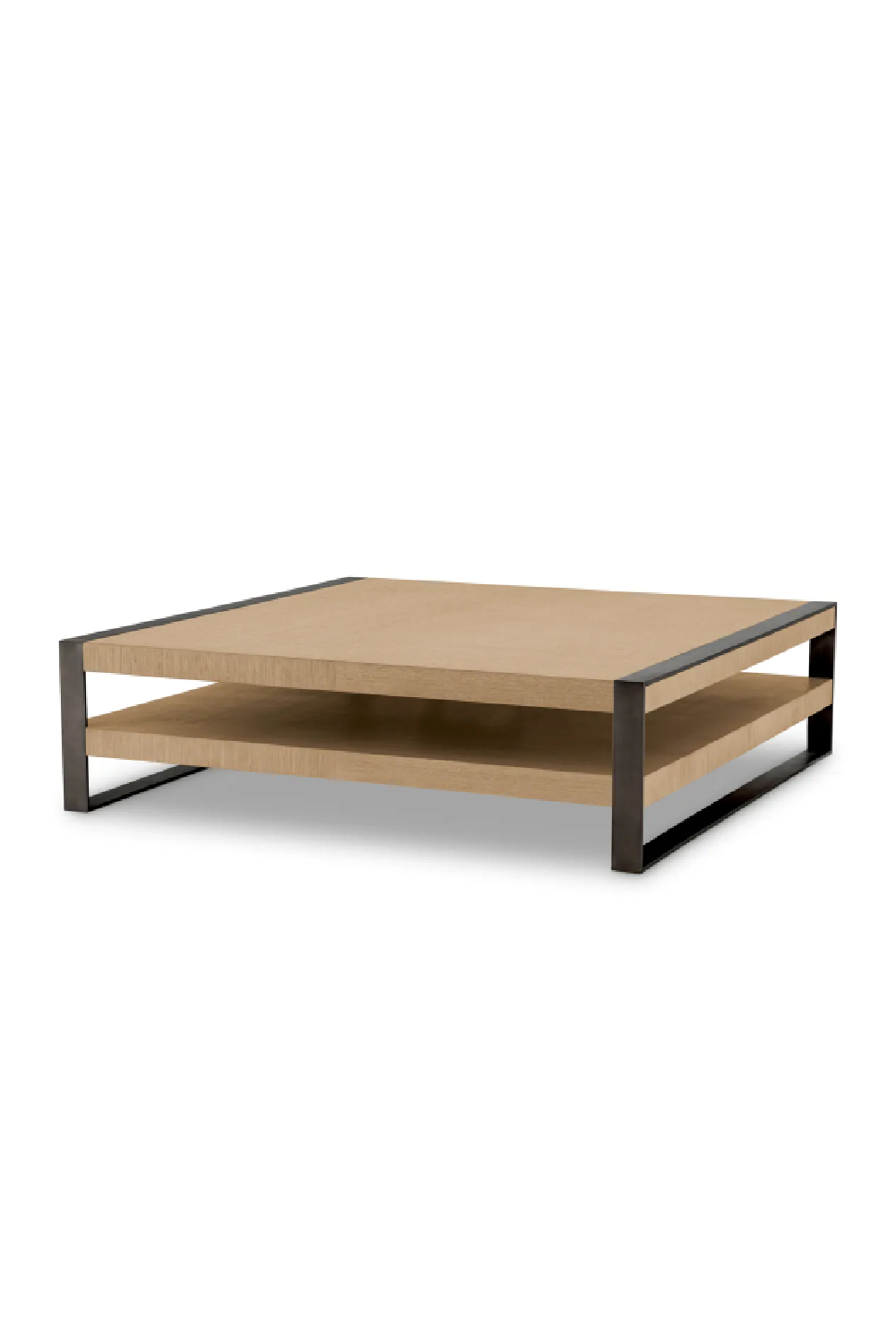 Square Oak Coffee Table Guinness | Eichholtz Miami