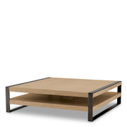 Square Oak Coffee Table Guinness | Eichholtz Miami