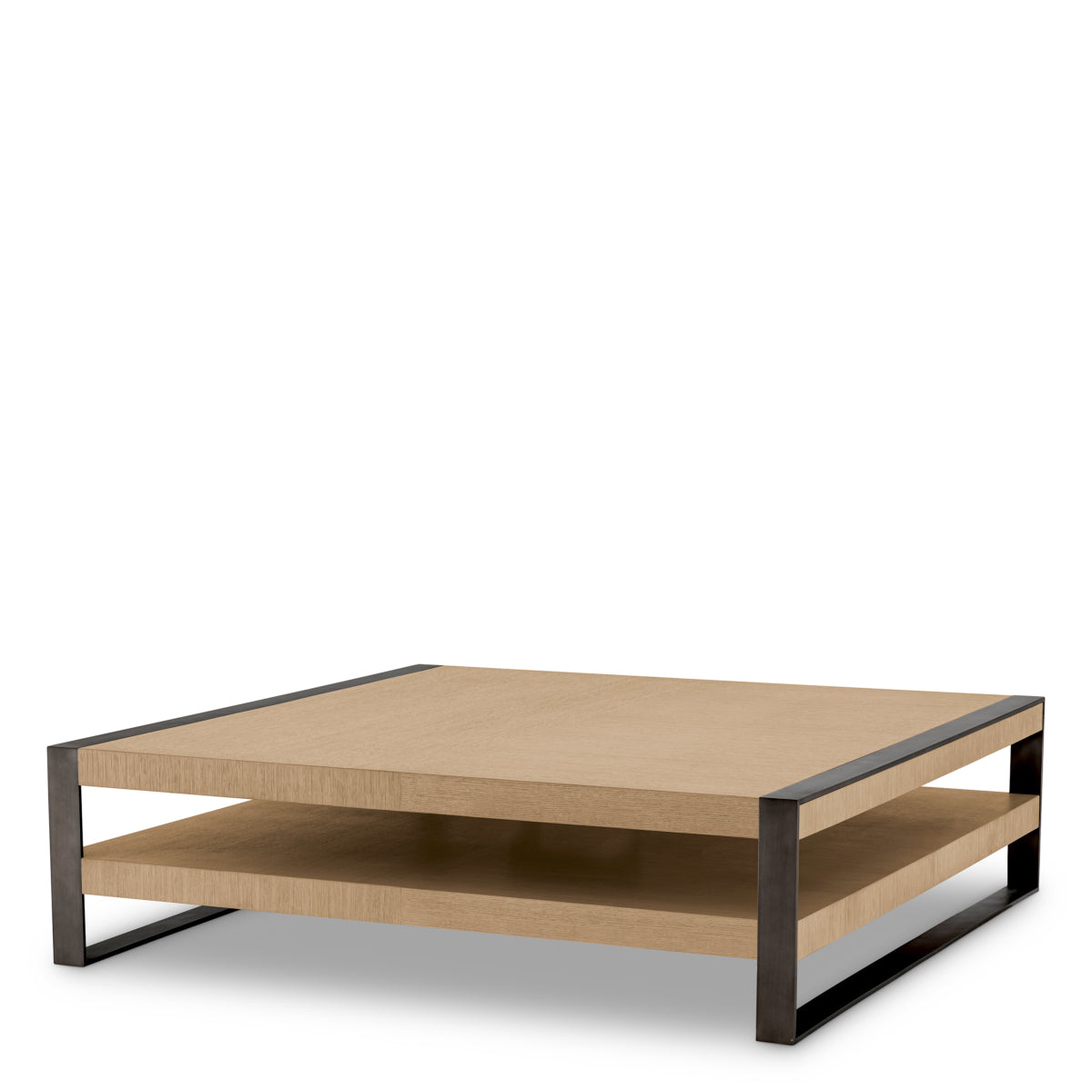 Square Oak Coffee Table Guinness | Eichholtz Miami