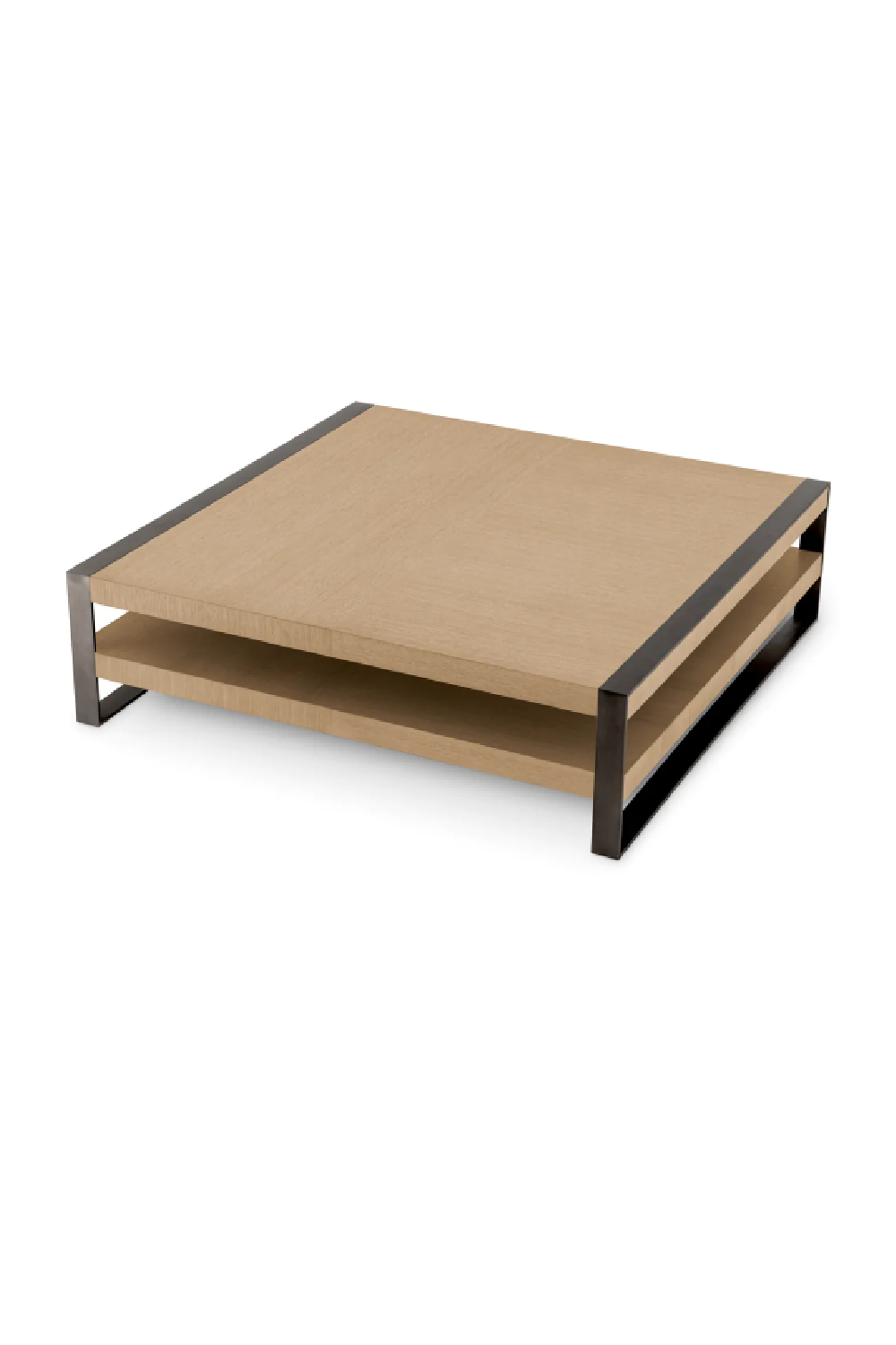 Square Oak Coffee Table Guinness | Eichholtz Miami