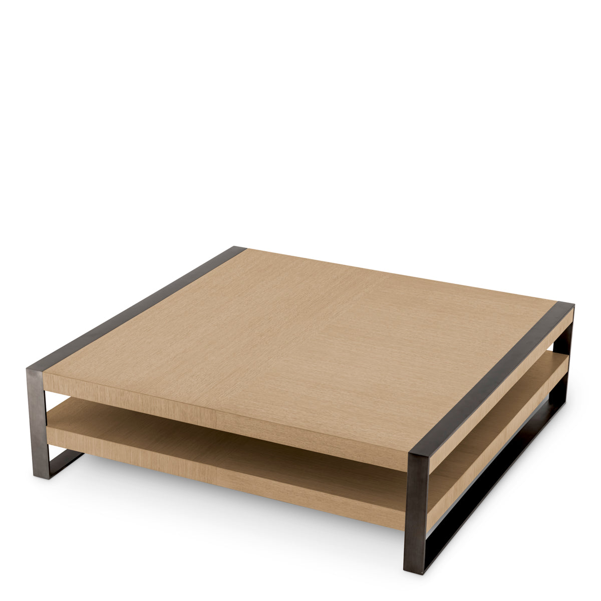 Square Oak Coffee Table Guinness | Eichholtz Miami