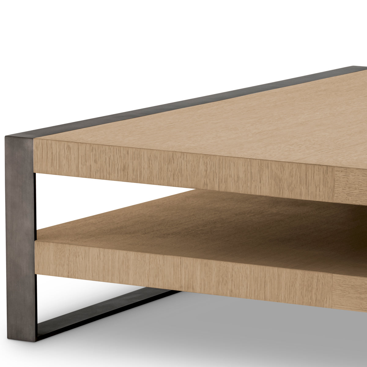Square Oak Coffee Table Guinness | Eichholtz Miami