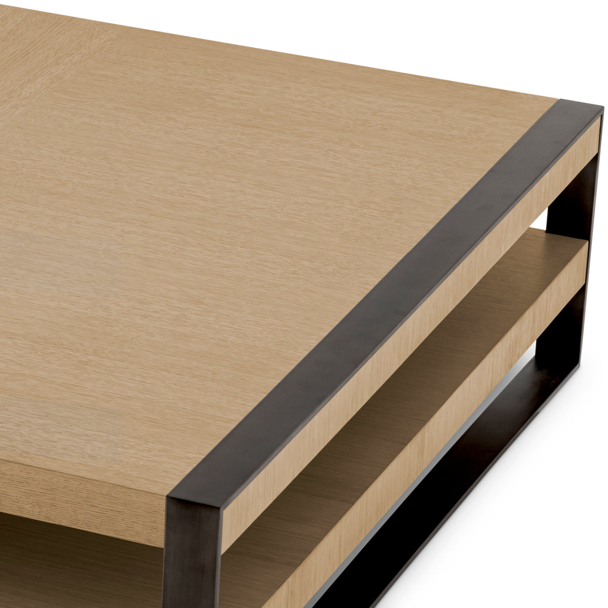 Square Oak Coffee Table Guinness | Eichholtz Miami