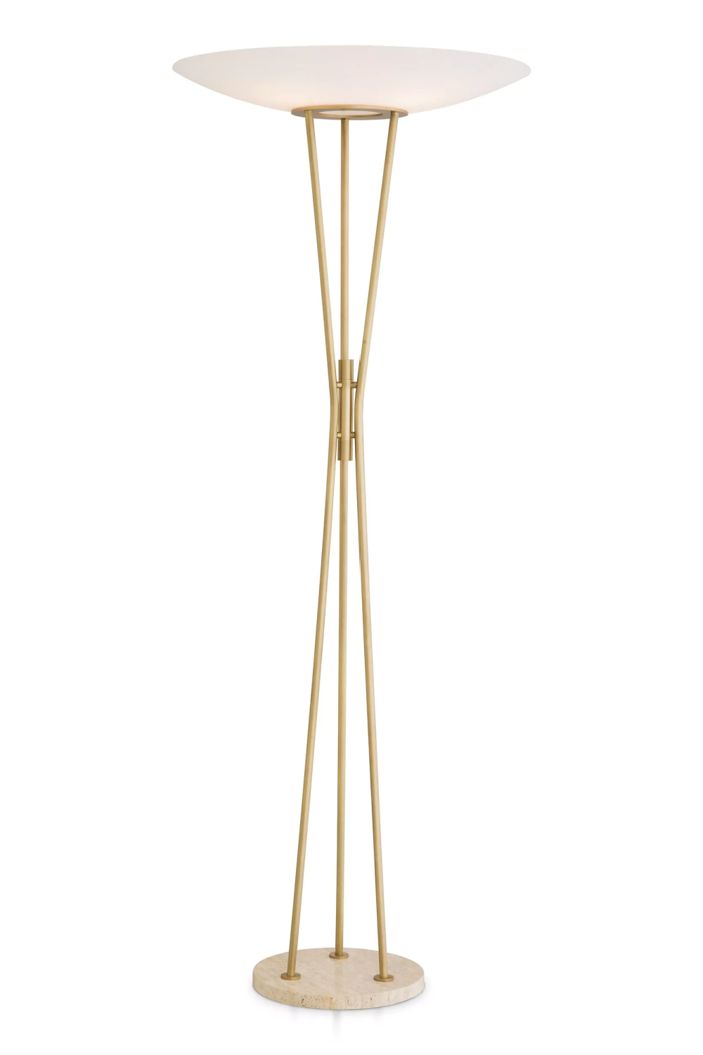 White Glass Floor Lamp | Eichholtz Collina | Eichholtzmiami.com