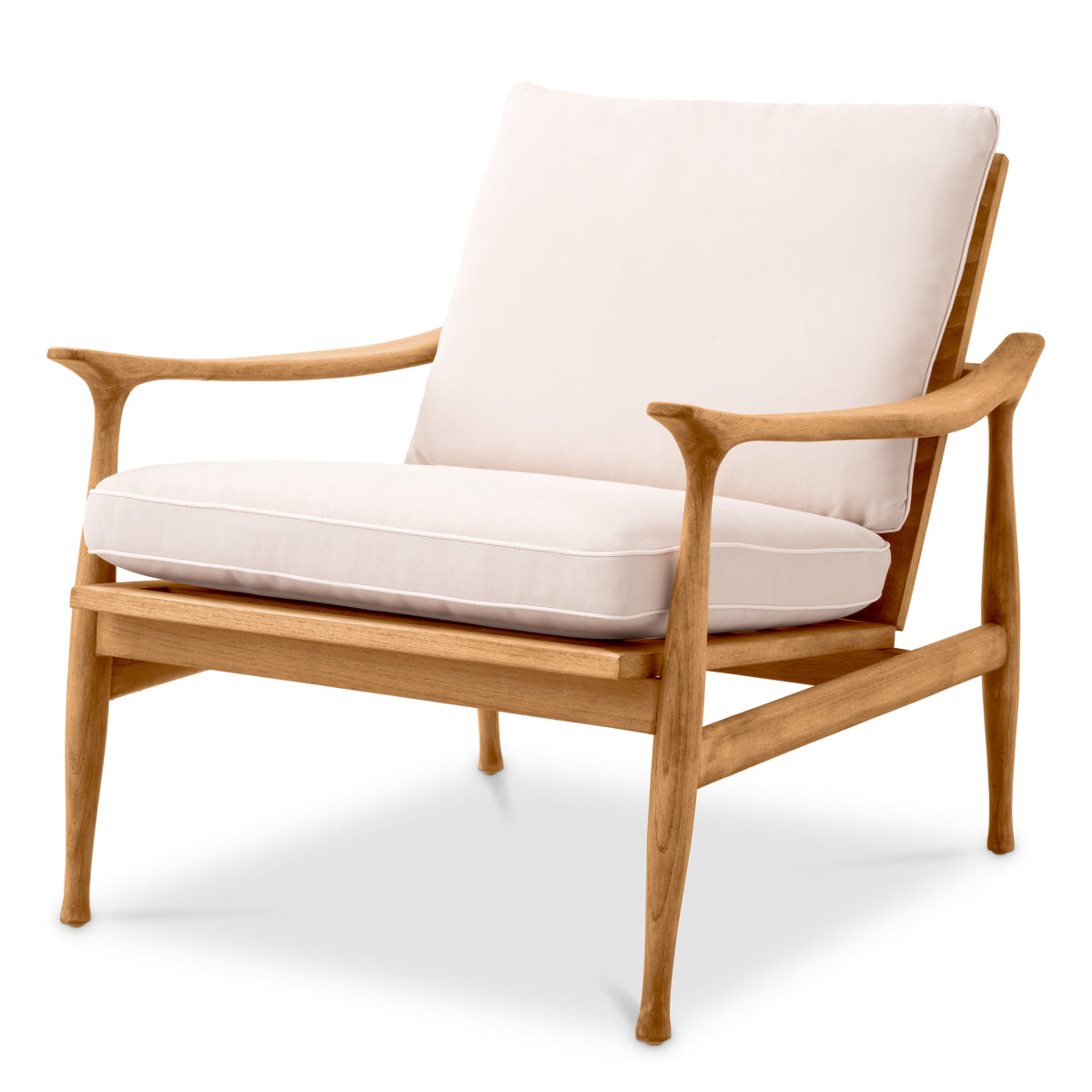 Natural Teak Outdoor Chair Manzo | Eichholtz Miami