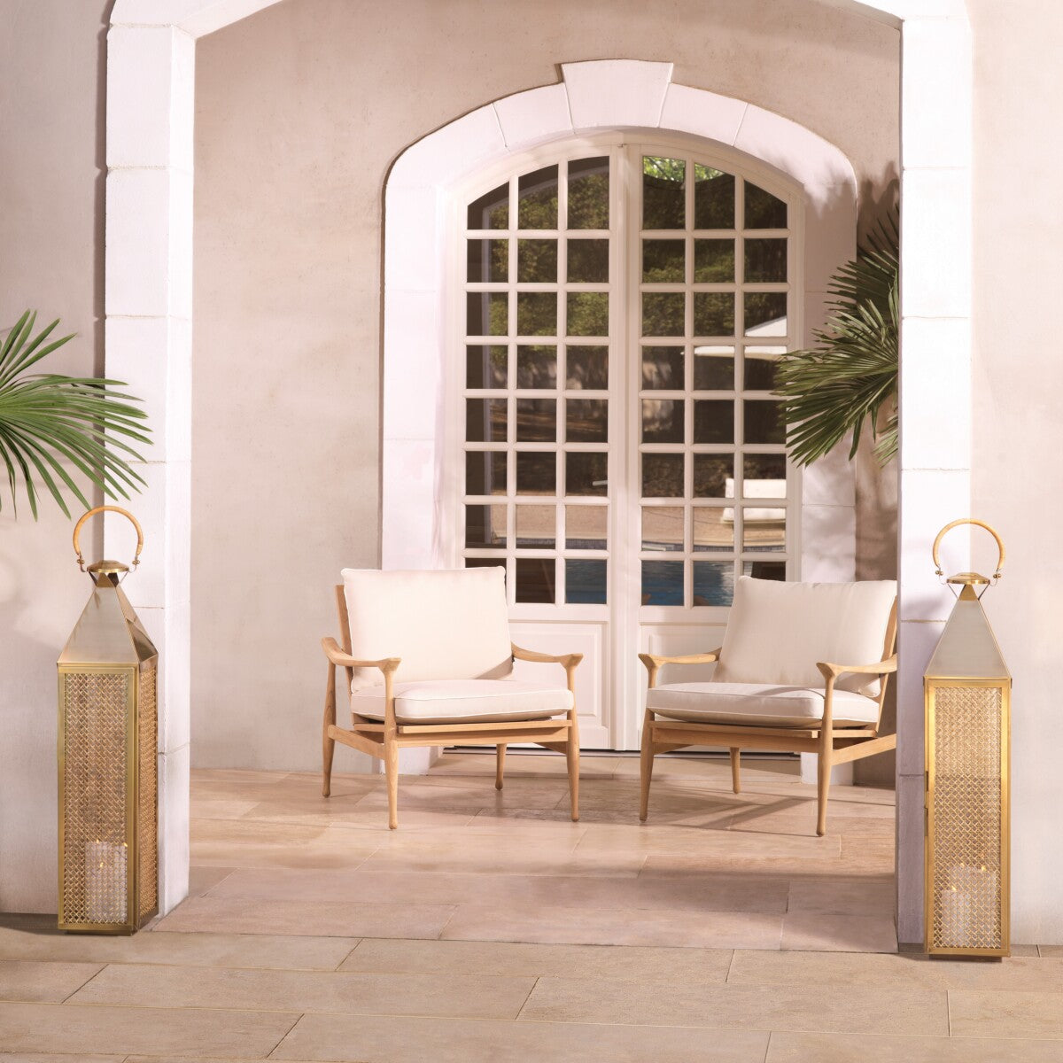 Natural Teak Outdoor Chair Manzo | Eichholtz Miami