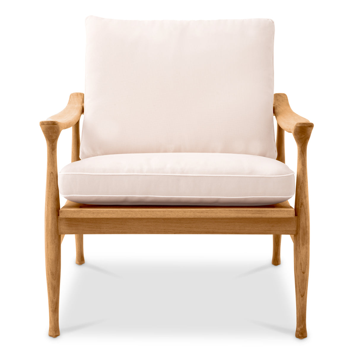 Natural Teak Outdoor Chair Manzo | Eichholtz Miami