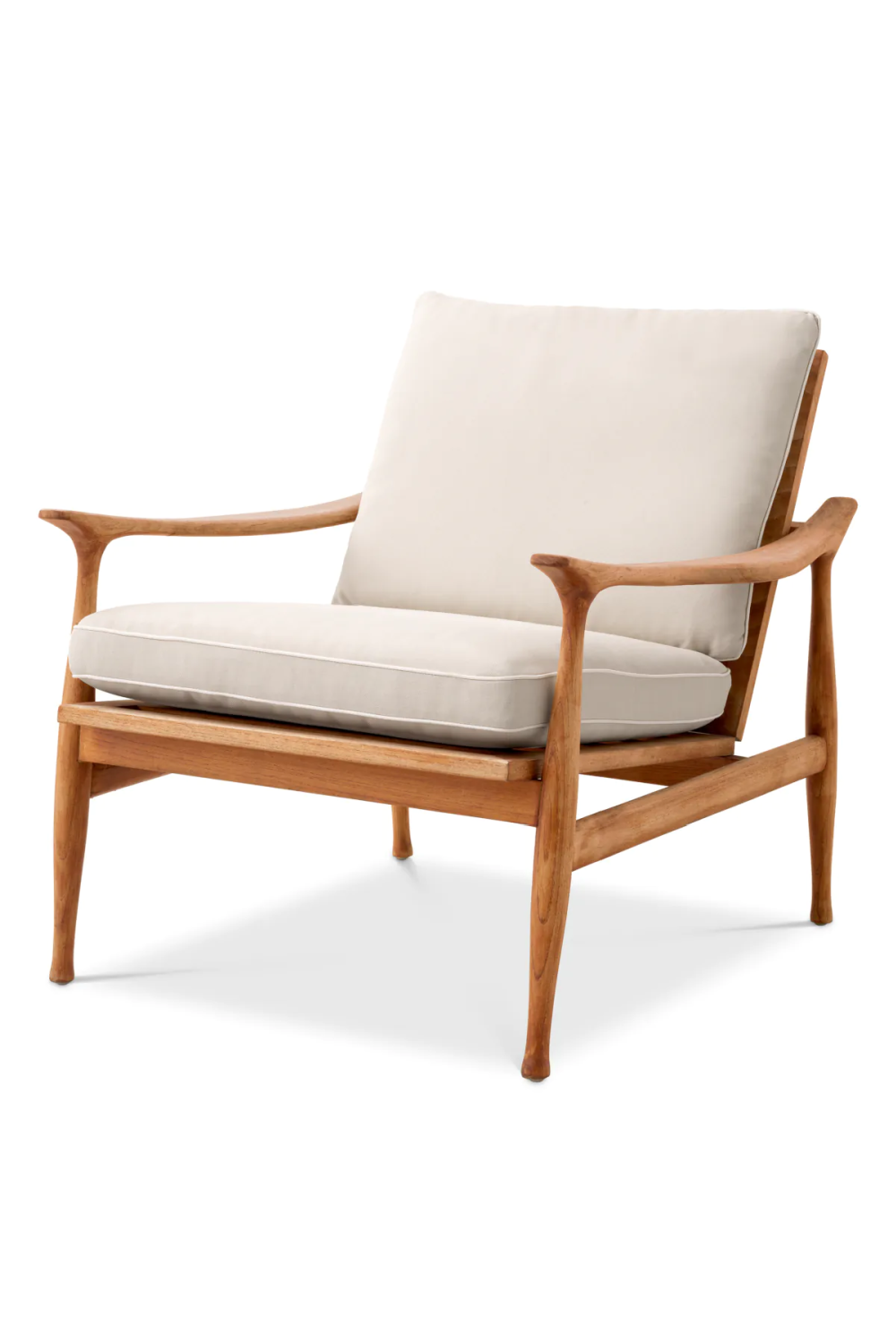 Natural Teak Outdoor Chair Manzo | Eichholtz Miami