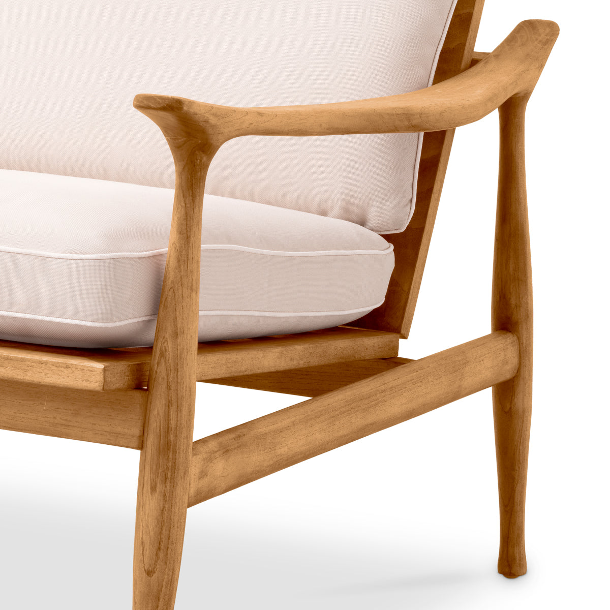 Natural Teak Outdoor Chair Manzo | Eichholtz Miami
