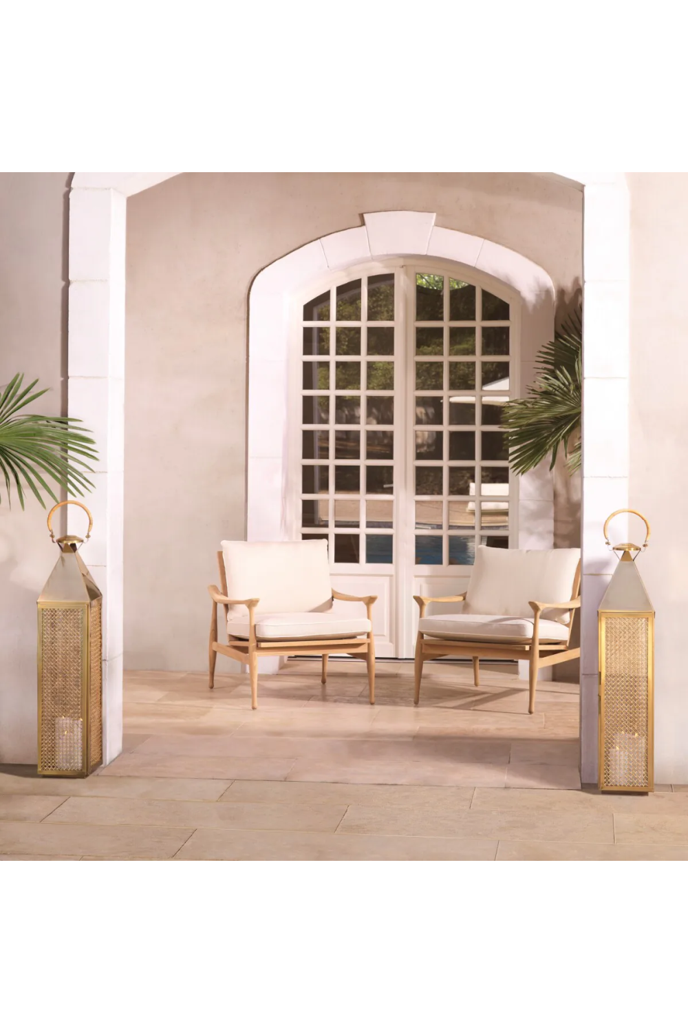 Natural Teak Outdoor Chair Manzo | Eichholtz Miami