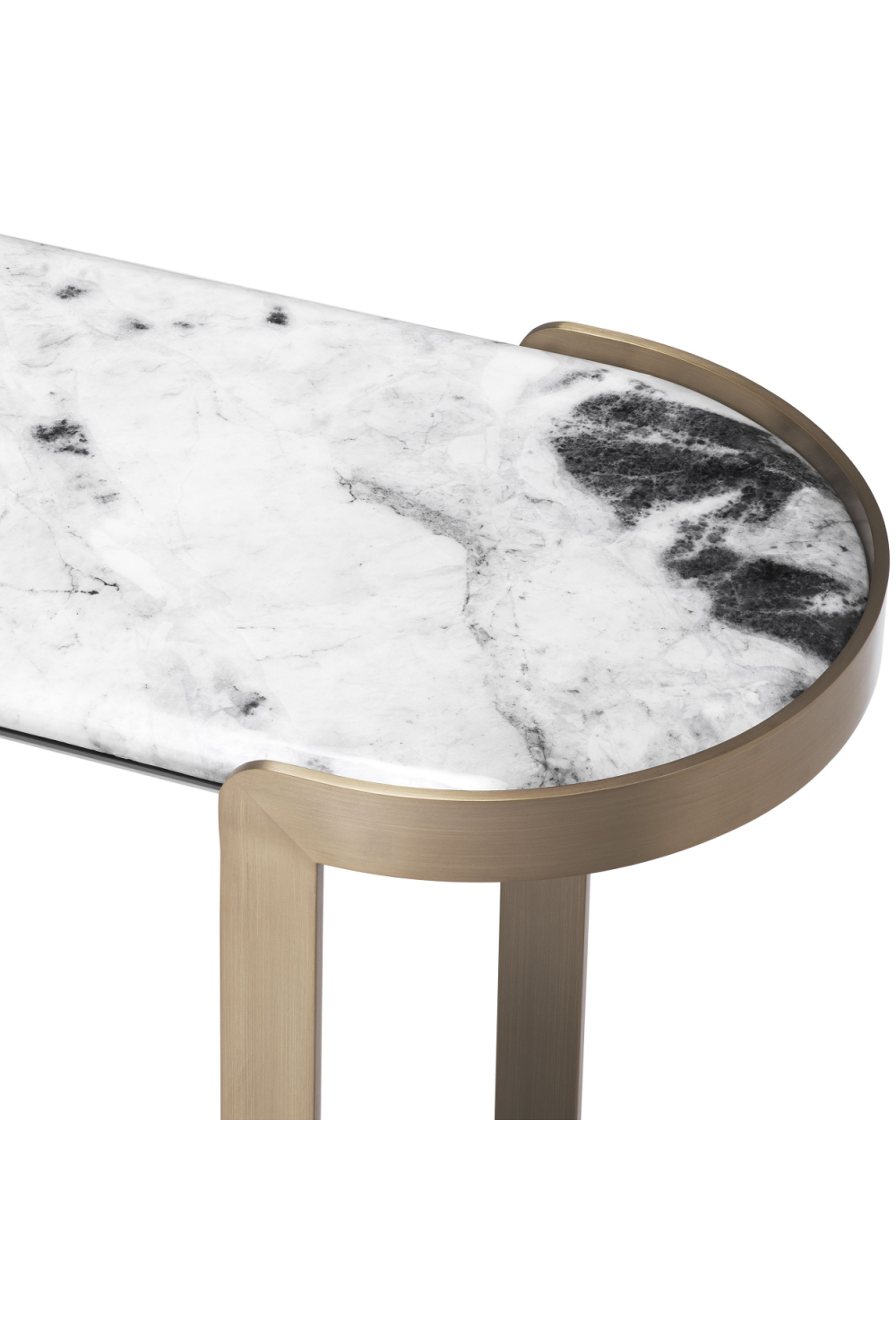 Marble Brass Console Table Fabio | Eichholtz Miami