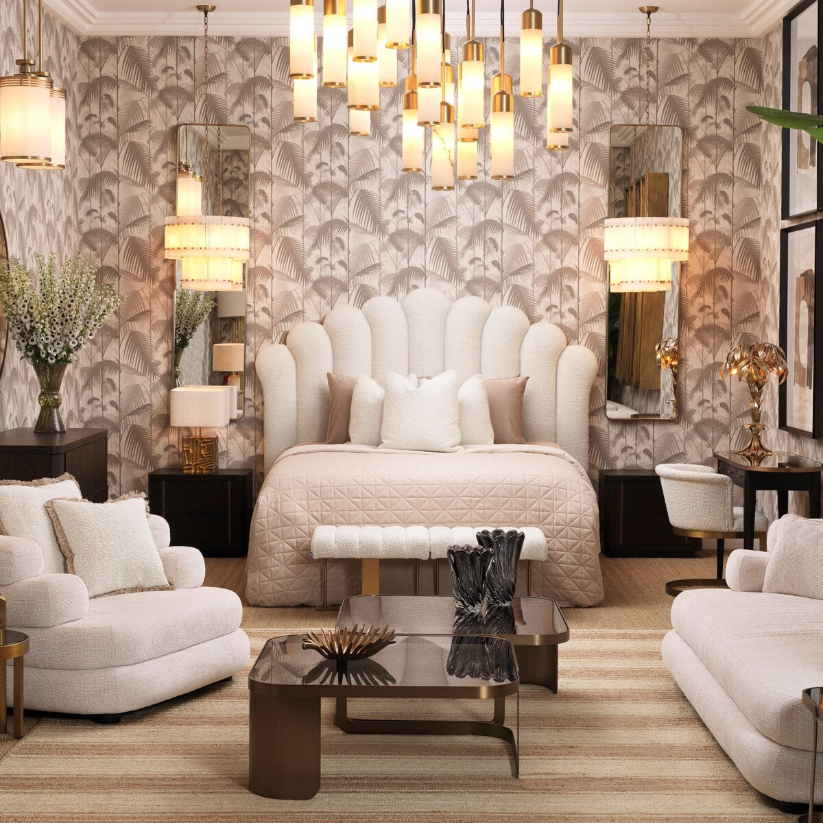 Smoked Glass Coffee Table Numa | Eichholtz Miami