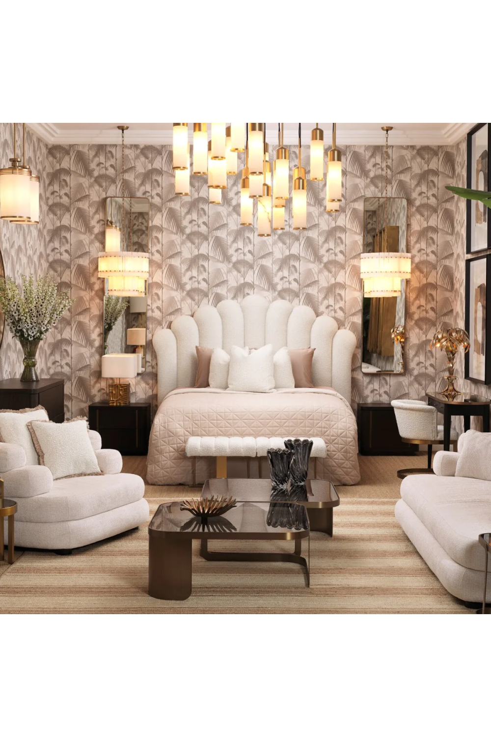 Smoked Glass Coffee Table Numa | Eichholtz Miami