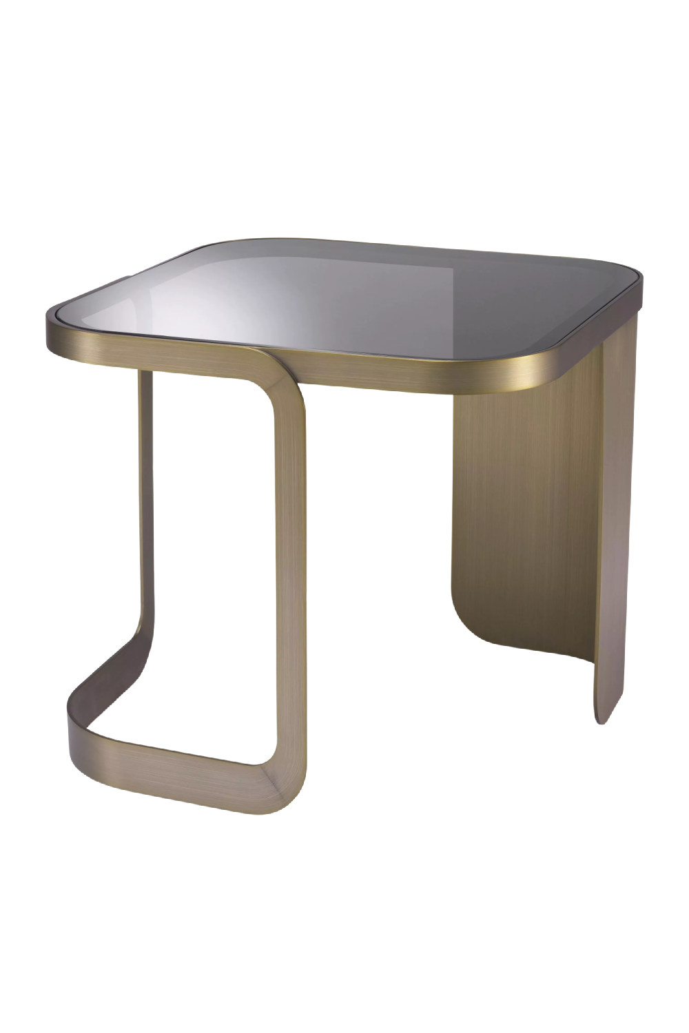 Smoked Glass Side Table Numa | Eichholtz Miami
