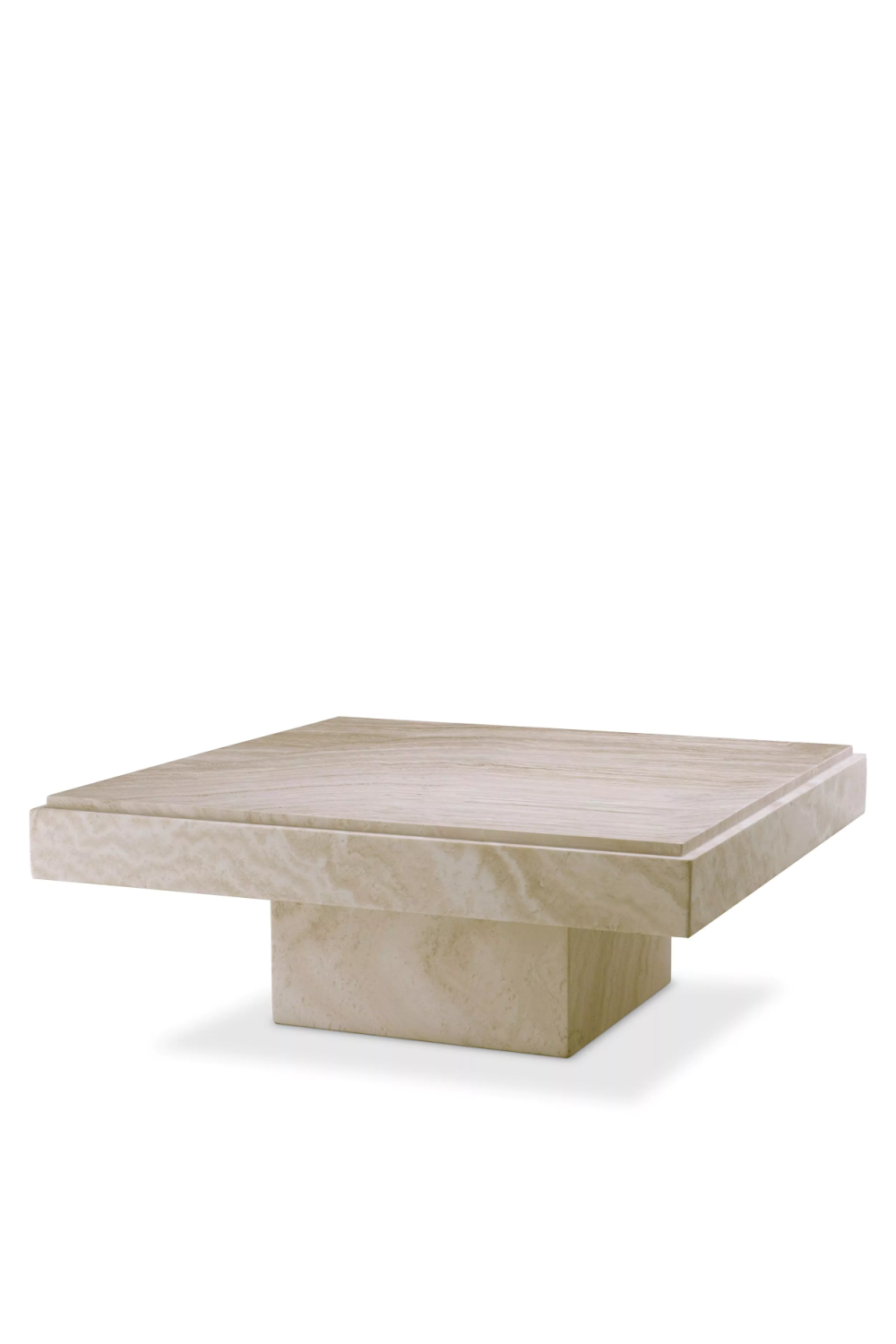 Square Travertine Coffee Table Sartoria | Eichholtz Miami