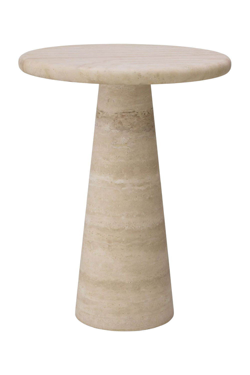 Limestone Pedestal Side Table Adriana | Eichholtz Miami