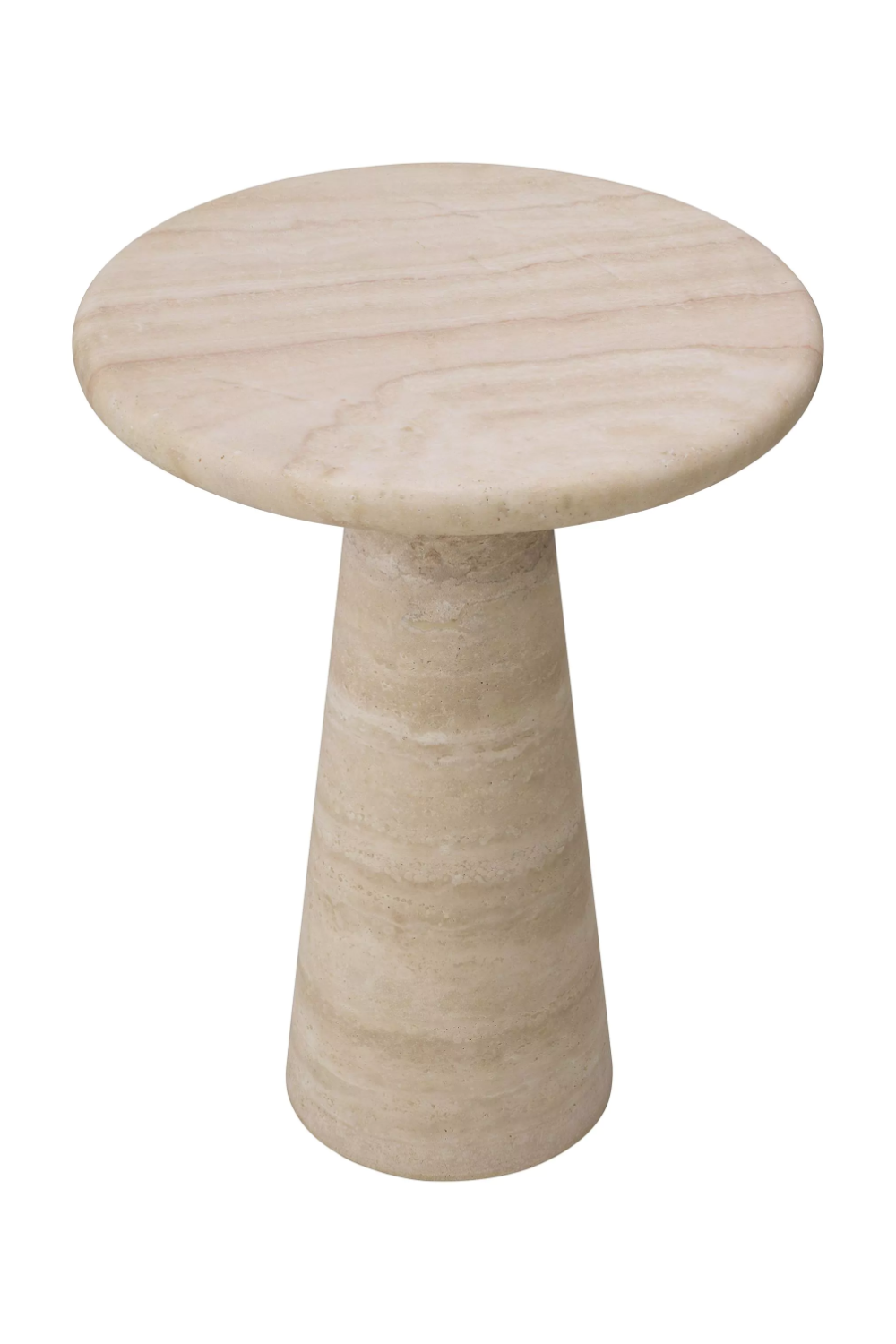 Limestone Pedestal Side Table Adriana | Eichholtz Miami