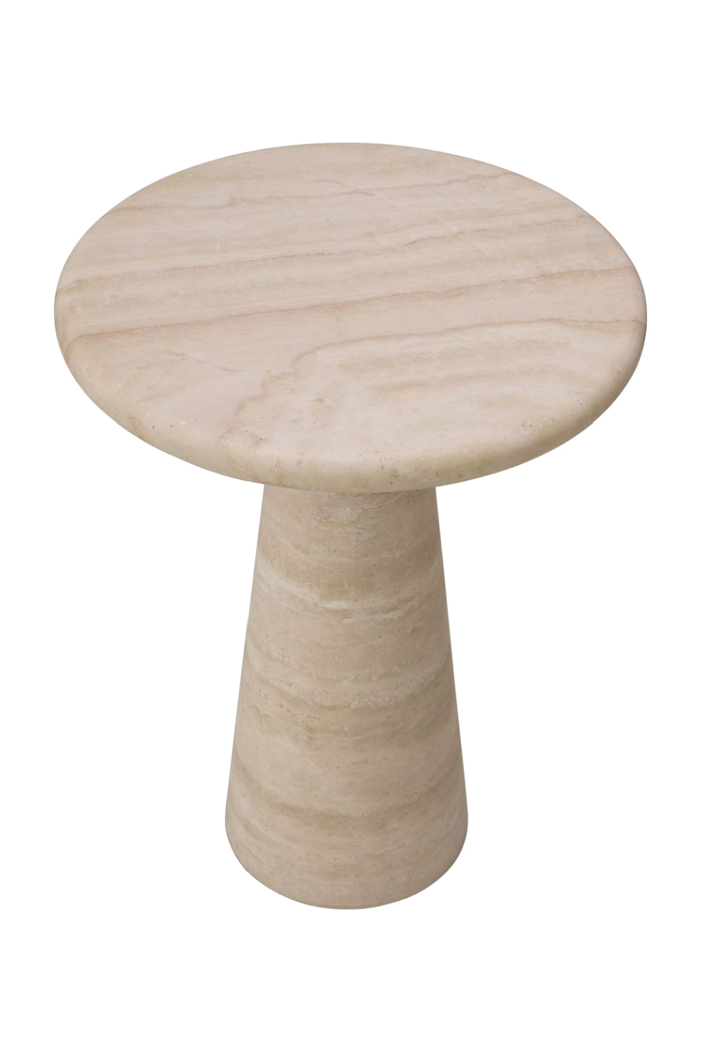 Limestone Pedestal Side Table Adriana | Eichholtz Miami