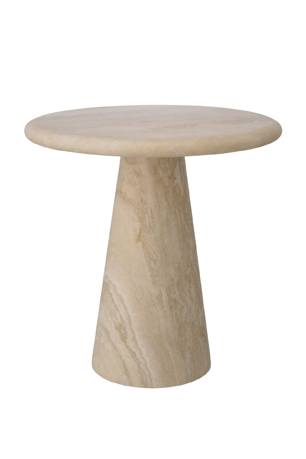 Limestone Pedestal Side Table Adriana | Eichholtz Miami