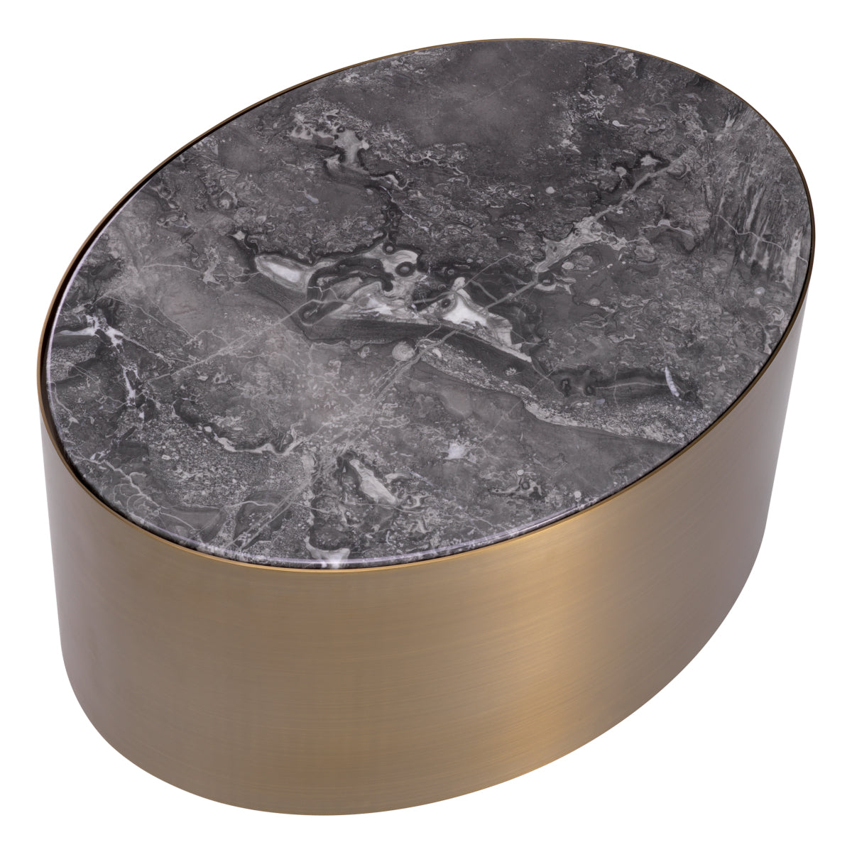 Oval Marble Side Table Porter | Eichholtz Miami
