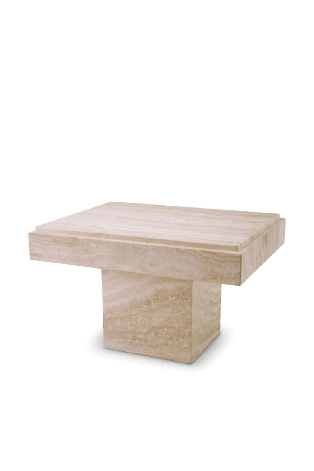 Travertine Side Table Sartoria | Eichholtz Miami