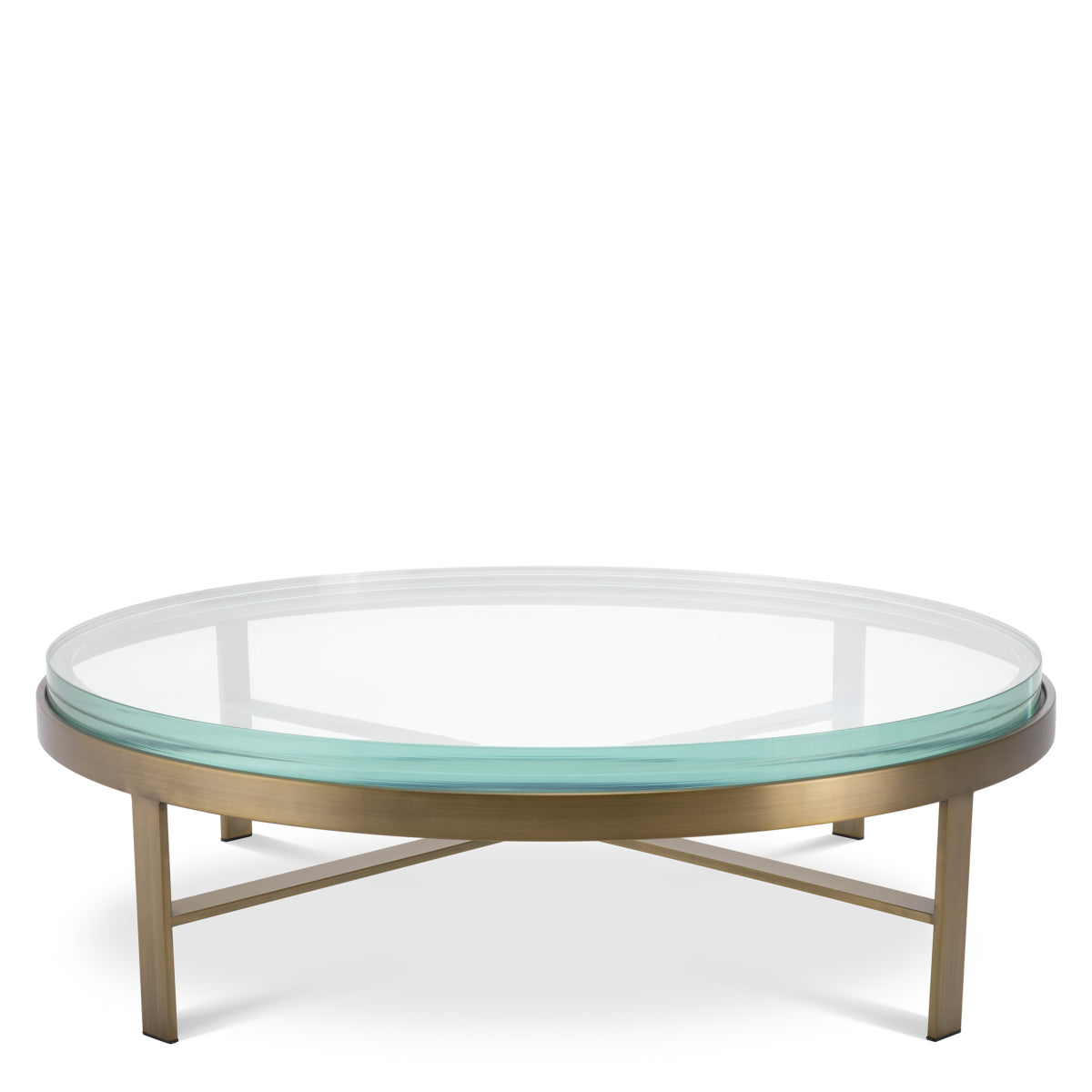 Round Glass Coffee Table Hoxton | Eichholtz Miami