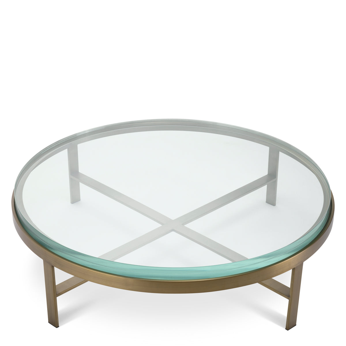 Round Glass Coffee Table Hoxton | Eichholtz Miami