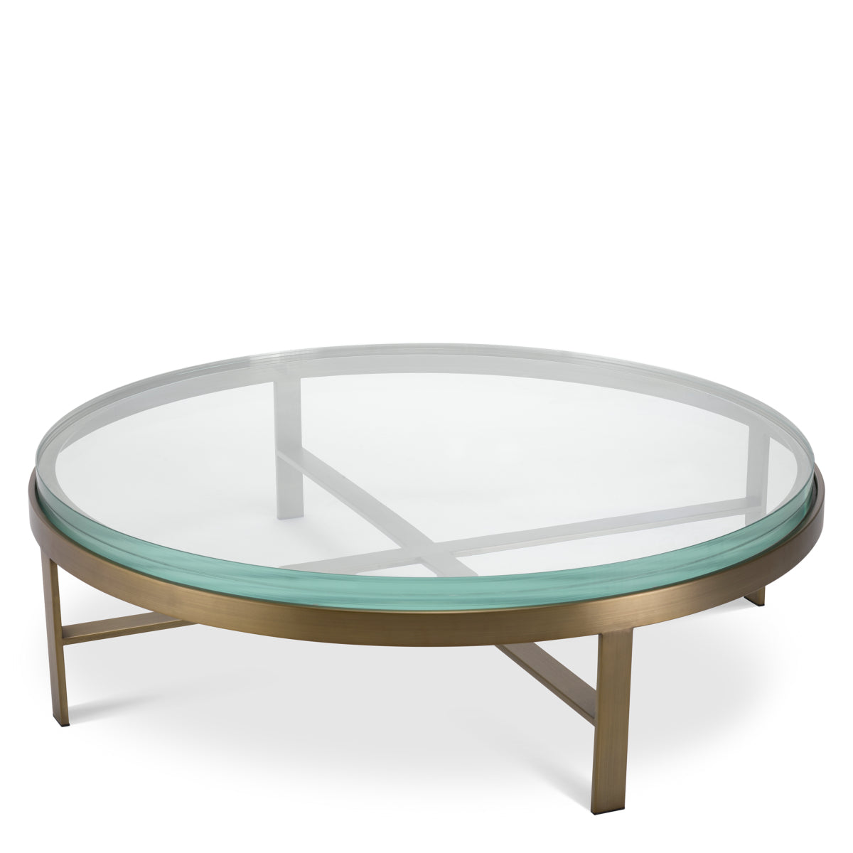 Round Glass Coffee Table Hoxton | Eichholtz Miami