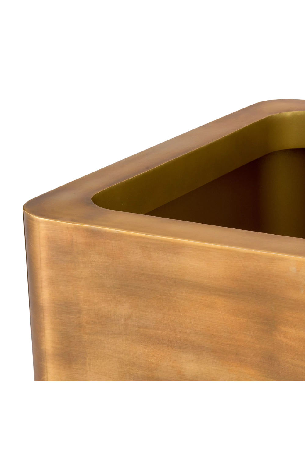 Vintage Brass Planter Jasper | Eichholtz Miami