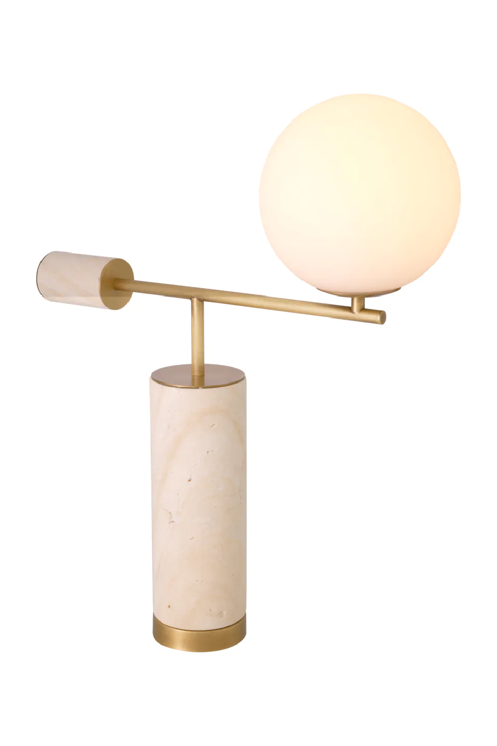 Travertine Table Lamp Xperience | Eichholtz Miami