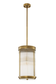 Cylindrical Glass Pendant Lamp Rousseau | Eichholtz Miami