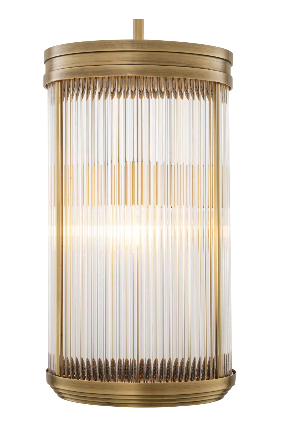 Cylindrical Glass Pendant Lamp Rousseau | Eichholtz Miami