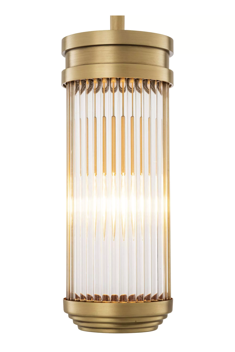 Cylindrical Glass Pendant Lamp Rousseau | Eichholtz Miami